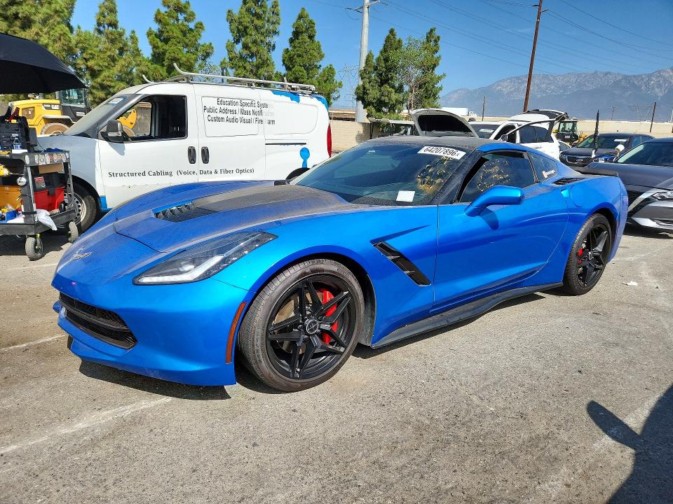 2014 Chevrolet Corvette მანქანა იყიდება აუქციონზე, vin: 1G1YF2D74E5124909, აუქციონის ნომერი: 64207896