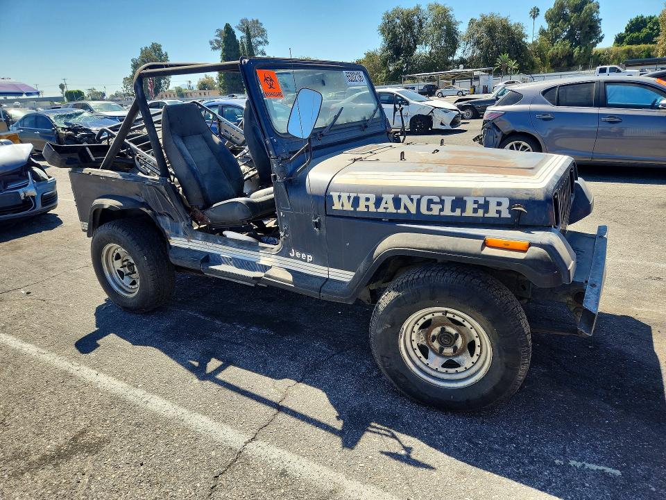 1987 Jeep Wrangler მანქანა იყიდება აუქციონზე, vin: 2BCCV81KXHB524829, აუქციონის ნომერი: 65202136