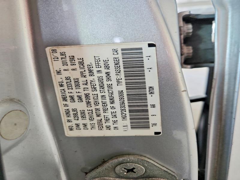Продаж на аукціоні авто 2009 Honda Accord, vin: 1HGCP26309A090684, номер лоту: 65923826