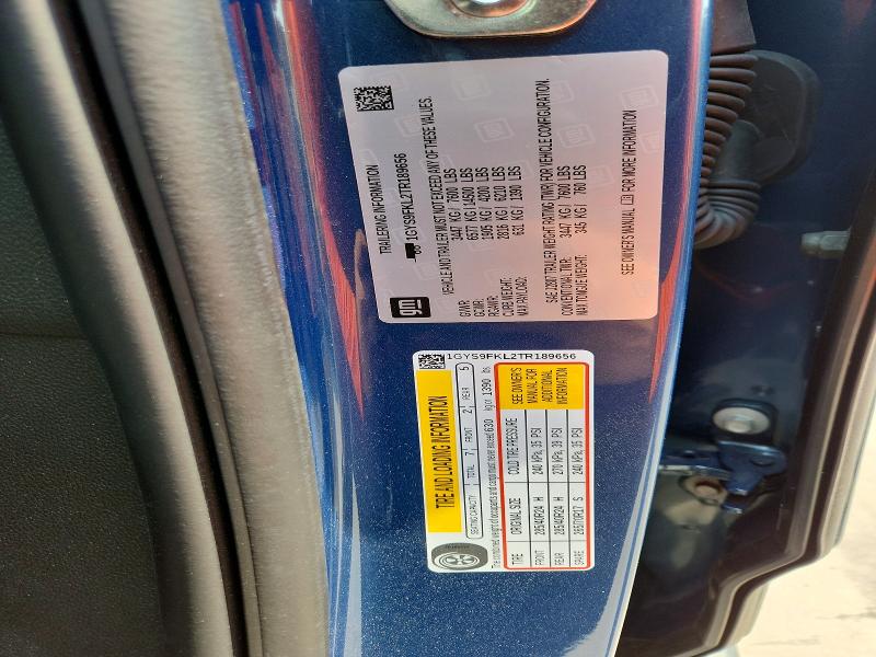 Aukcja sprzedaży 2026 Cadillac Escalade, vin: 1GYS9FKL2TR189656, numer aukcji: 66214396