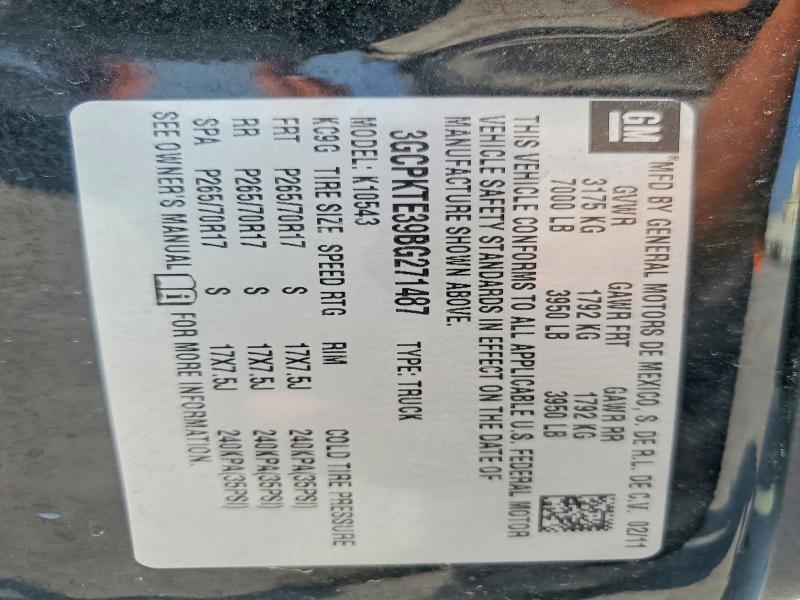 Продаж на аукціоні авто 2011 Chevrolet Silverado, vin: 3GCPKTE39BG271487, номер лоту: 63377976