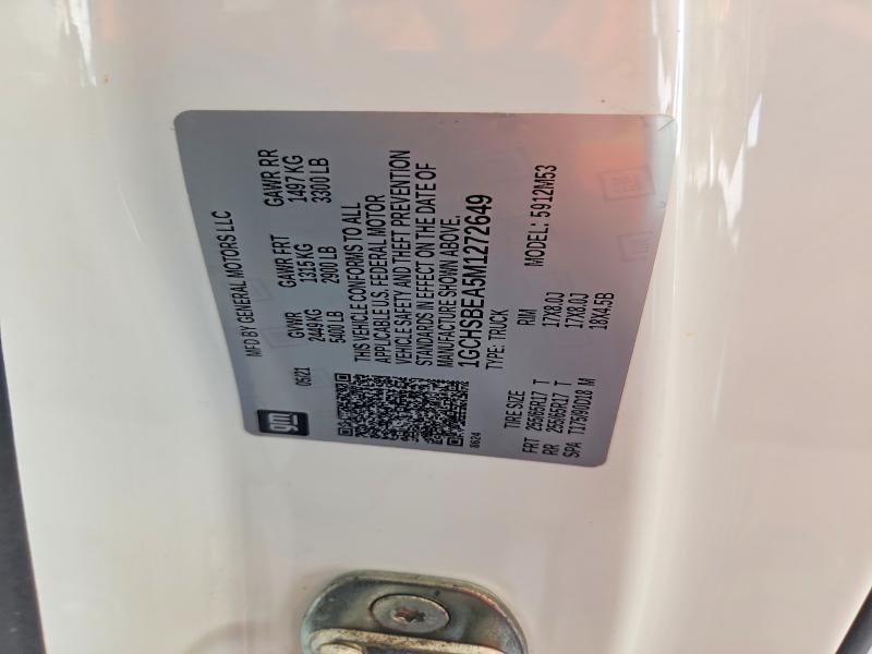 66729666 :رقم المزاد ، 1GCHSBEA5M1272649 vin ، 2021 Chevrolet Colorado مزاد بيع