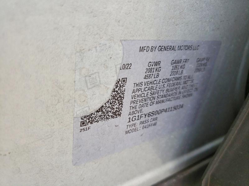 Aukcja sprzedaży 2023 Chevrolet Bolt Euv, vin: 1G1FY6S00P4115034, numer aukcji: 67131946