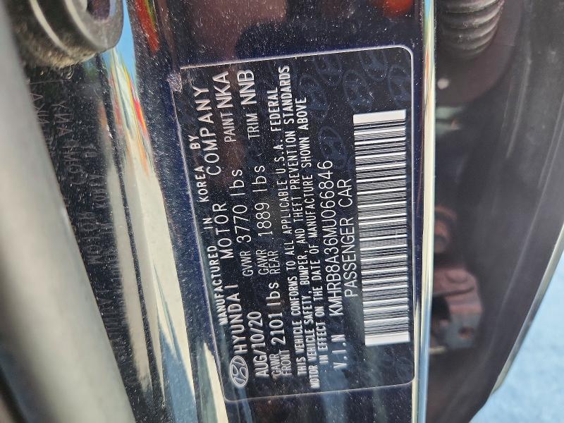Продажа на аукционе авто 2021 Hyundai Venue, vin: KMHRB8A36MU066846, номер лота: 65914376