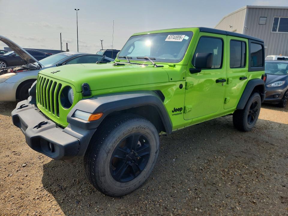 Продажа на аукционе авто 2021 Jeep Wrangler Unlimited, vin: 1C4HJXDN4MW832720, номер лота: 63744996