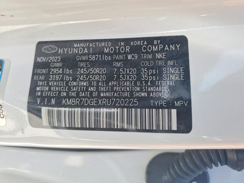 Продажа на аукционе авто 2024 Hyundai Palisade, vin: KM8R7DGEXRU720225, номер лота: 66617226