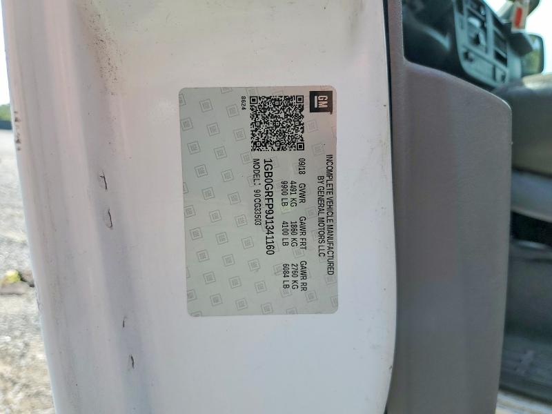 66452406 :رقم المزاد ، 1GB0GRFP9J1341160 vin ، 2018 Chevrolet Express مزاد بيع