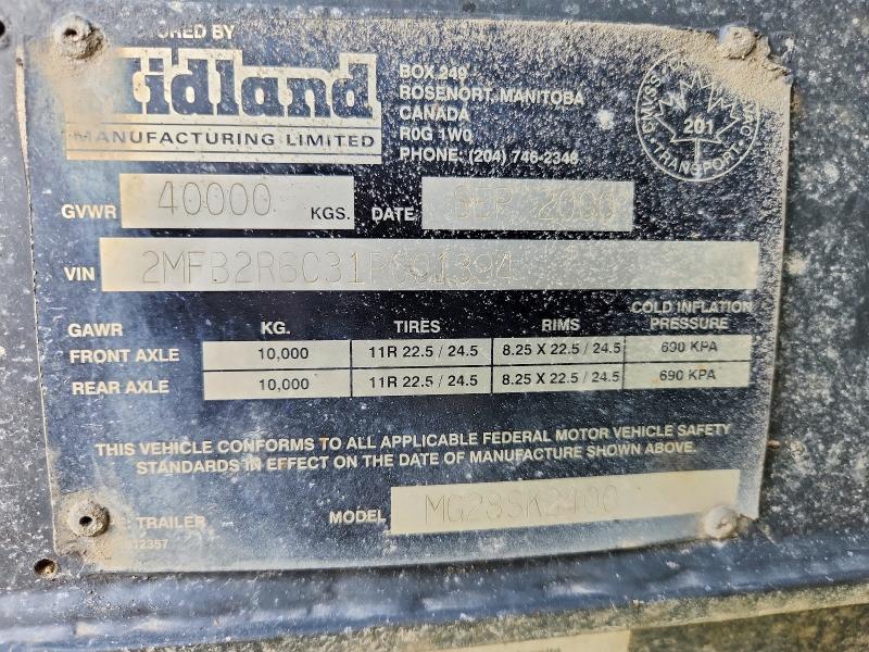 2001 Midland Construction Equipment მანქანა იყიდება აუქციონზე, vin: 2MFB2R6C31R001394, აუქციონის ნომერი: 66084156