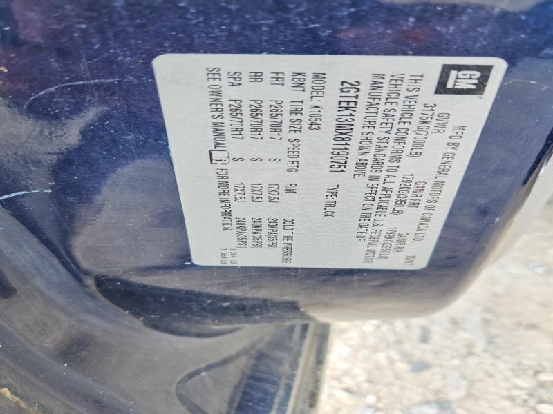 Aukcja sprzedaży 2008 Gmc Sierra, vin: 2GTEK13MX81190751, numer aukcji: 66519086
