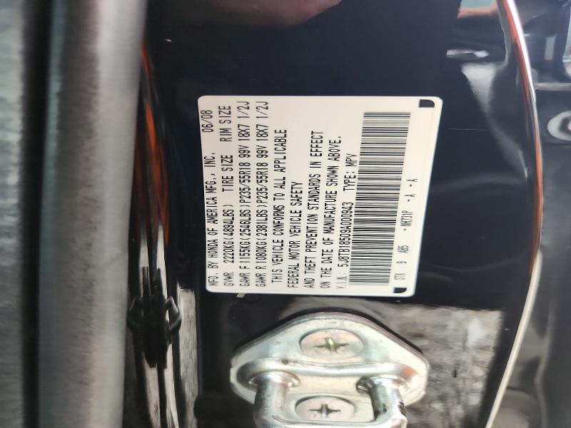 Продажа на аукционе авто 2009 Acura Rdx, vin: 5J8TB18509A000943, номер лота: 65906296