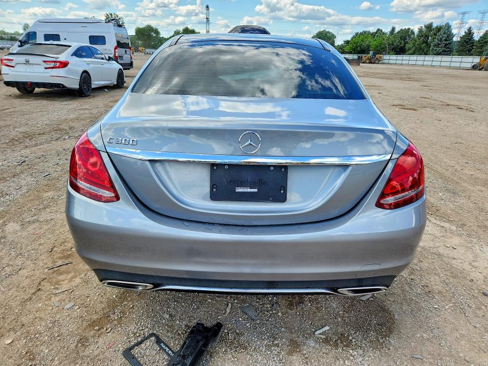 65522226 :رقم المزاد ، 55SWF4JB7FU088442 vin ، 2015 Mercedes-benz C مزاد بيع