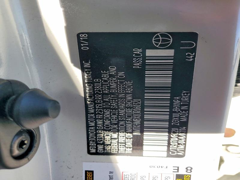 Продаж на аукціоні авто 2018 Toyota C-hr, vin: NMTKHMBX8JR060320, номер лоту: 66549286