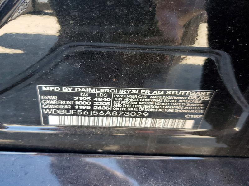 Auction sale of the 2006 Mercedes-benz E, vin: WDBUF56J56A873029, lot number: 65293366