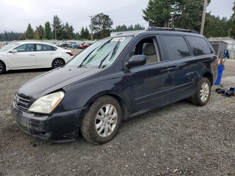2007 Kia Sedona მანქანა იყიდება აუქციონზე, vin: KNDMB233676189337, აუქციონის ნომერი: 65137396