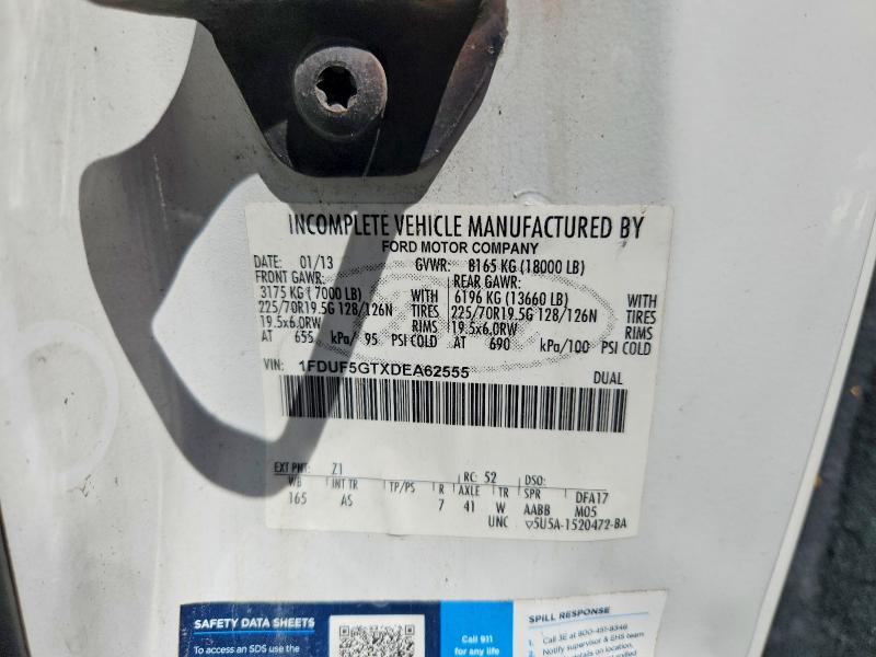 Продаж на аукціоні авто 2013 Ford F550, vin: 1FDUF5GTXDEA62555, номер лоту: 61452456