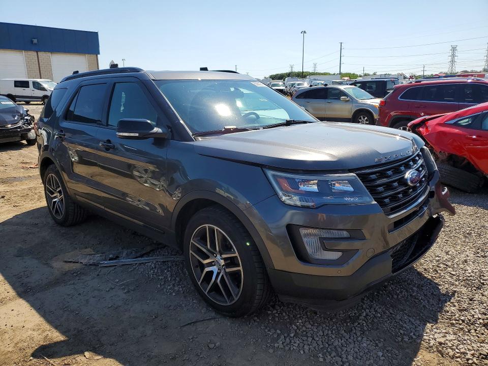 2017 Ford Explorer მანქანა იყიდება აუქციონზე, vin: 1FM5K8GT5HGC53375, აუქციონის ნომერი: 63880876