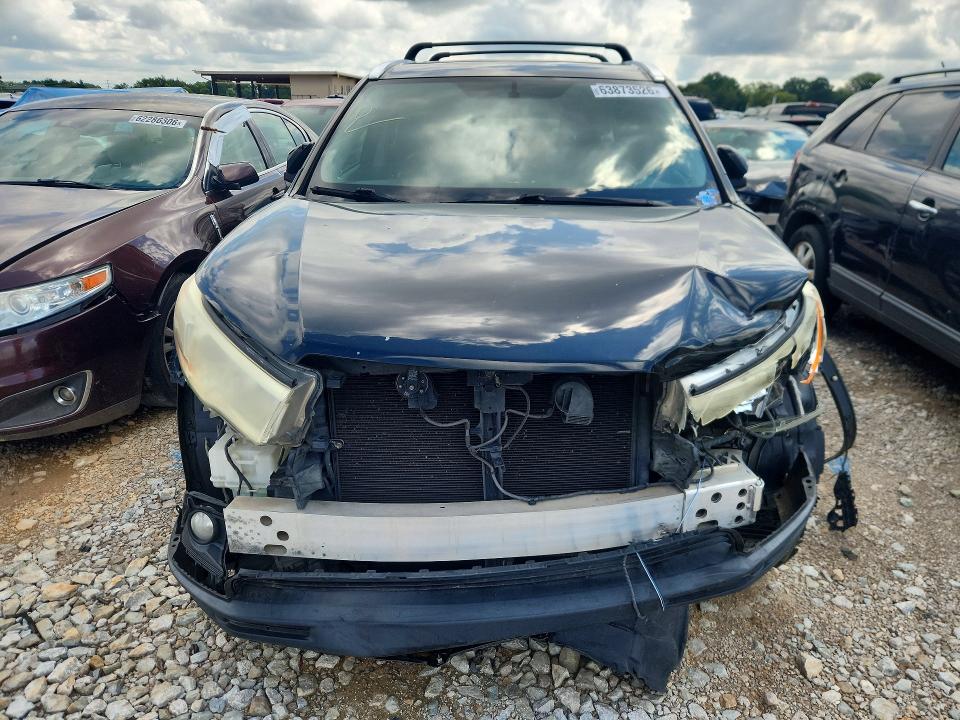 63873526 :رقم المزاد ، 5TDKKRFH5ES031429 vin ، 2014 Toyota Highlander مزاد بيع
