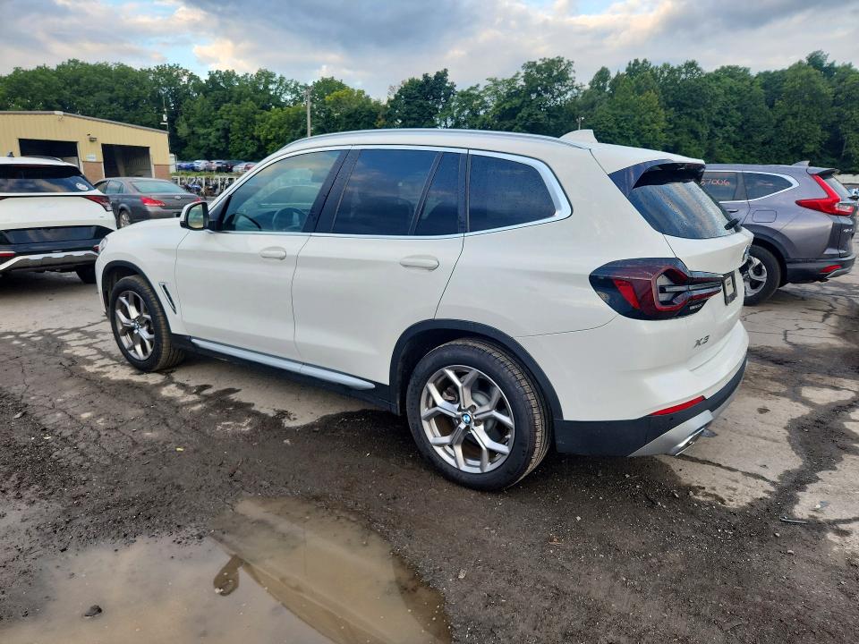 2022 Bmw X3 მანქანა იყიდება აუქციონზე, vin: 5UX53DP06N9M13648, აუქციონის ნომერი: 65505326