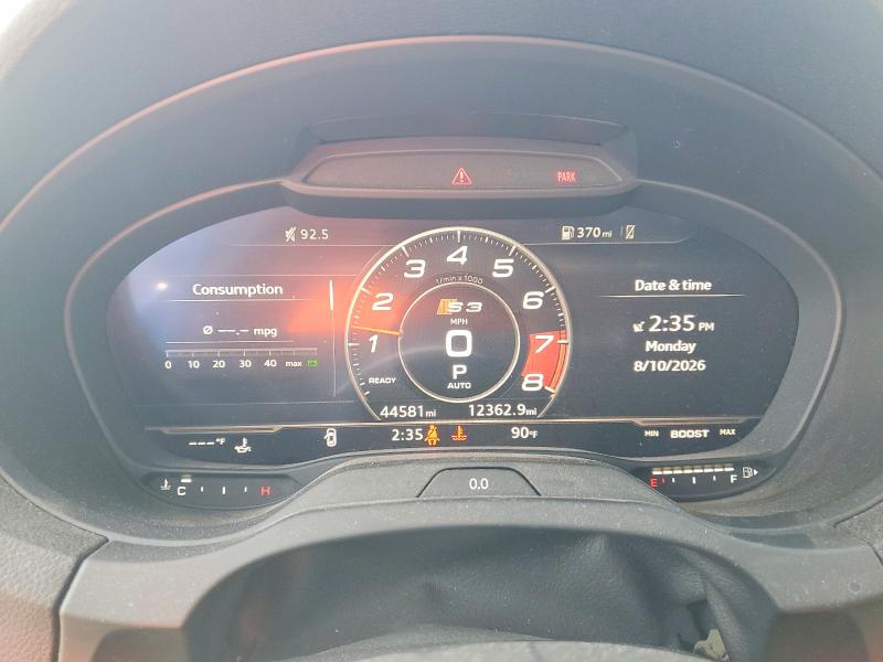 Aukcja sprzedaży 2018 Audi S3, vin: WAUB1GFFXJ1014992, numer aukcji: 62608786