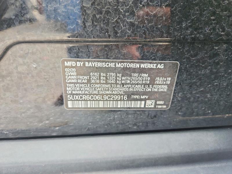 Aukcja sprzedaży 2020 Bmw X5, vin: 5UXCR6C06L9C29916, numer aukcji: 63781146