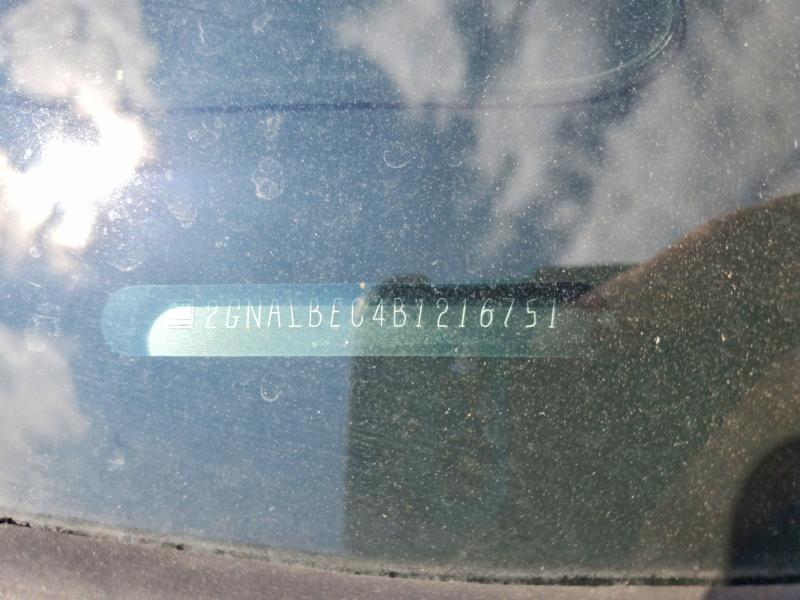 66419166 :رقم المزاد ، 2GNALBEC4B1216751 vin ، 2011 Chevrolet Equinox مزاد بيع