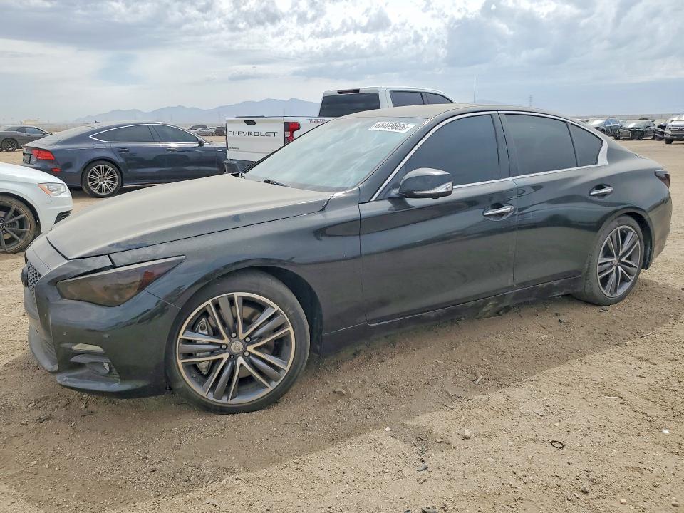 2014 Infiniti Q50 Hybrid მანქანა იყიდება აუქციონზე, vin: JN1AV7AR0EM701295, აუქციონის ნომერი: 66469666