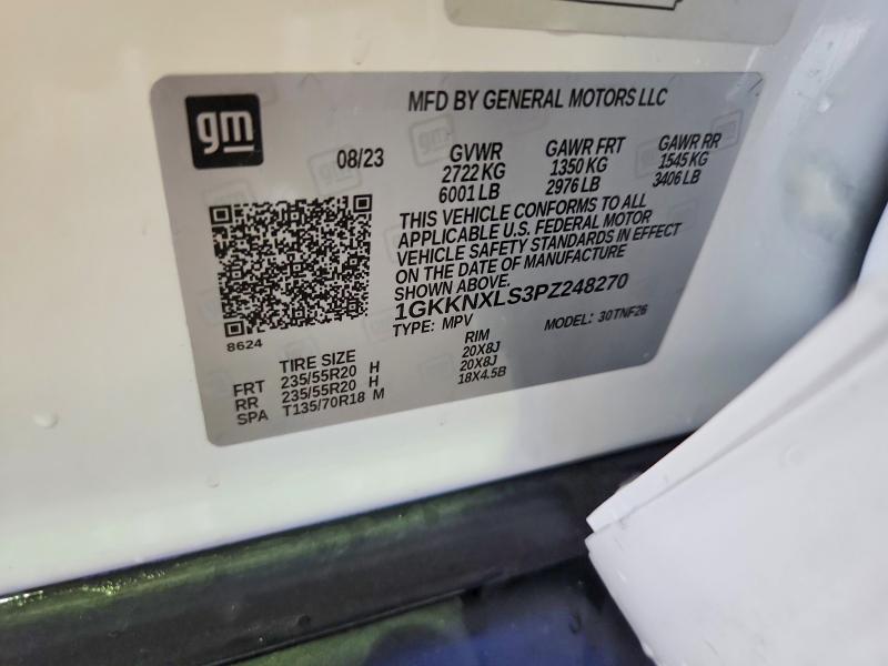 Aukcja sprzedaży 2023 Gmc Acadia, vin: 1GKKNXLS3PZ248270, numer aukcji: 66489996