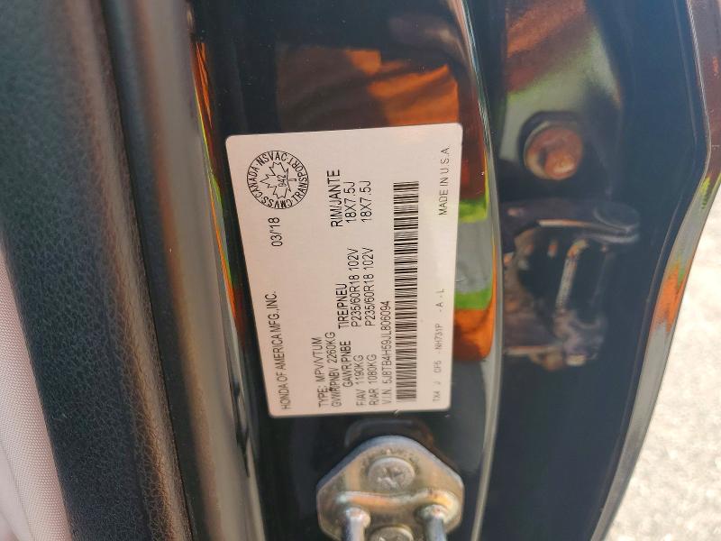 2018 Acura Rdx მანქანა იყიდება აუქციონზე, vin: 5J8TB4H59JL806094, აუქციონის ნომერი: 64227866