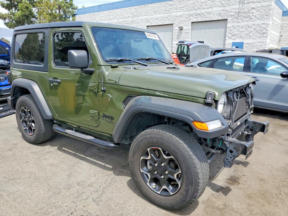 Auction sale of the 2021 Jeep Wrangler, vin: 1C4HJXAG3MW718245, lot number: 64427806