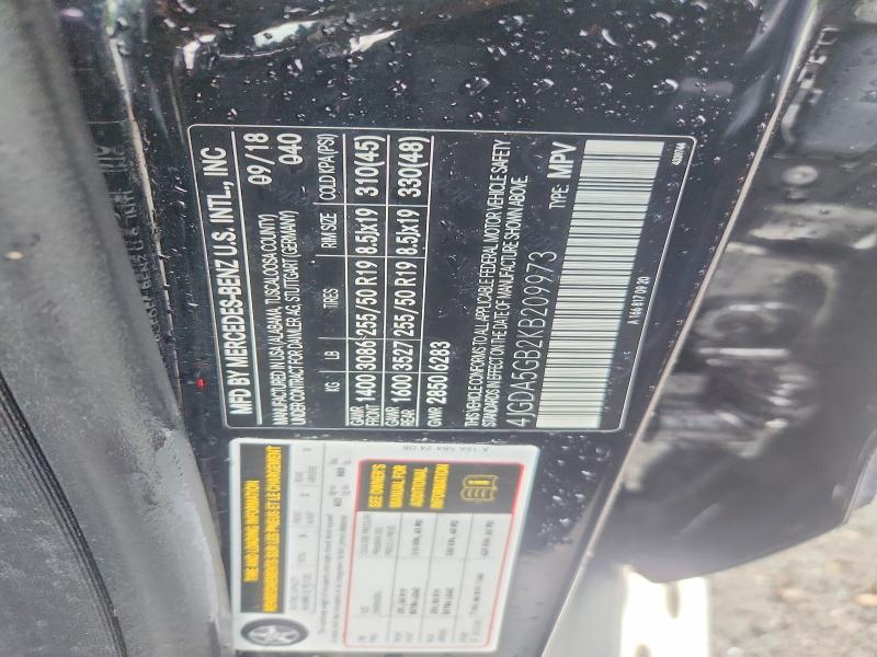 Продажа на аукционе авто 2019 Mercedes-benz Gle, vin: 4JGDA5GB2KB209973, номер лота: 62745776