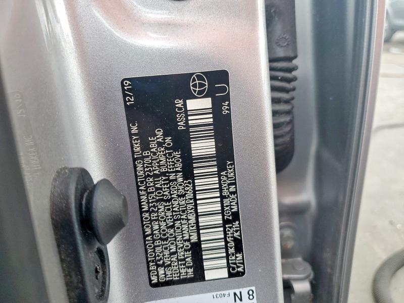 Aukcja sprzedaży 2020 Toyota C-hr, vin: NMTKHMBX9LR106823, numer aukcji: 65907136
