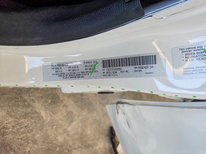65566756 :رقم المزاد ، 1C3CCCFB1HN500962 vin ، 2017 Chrysler 200 مزاد بيع