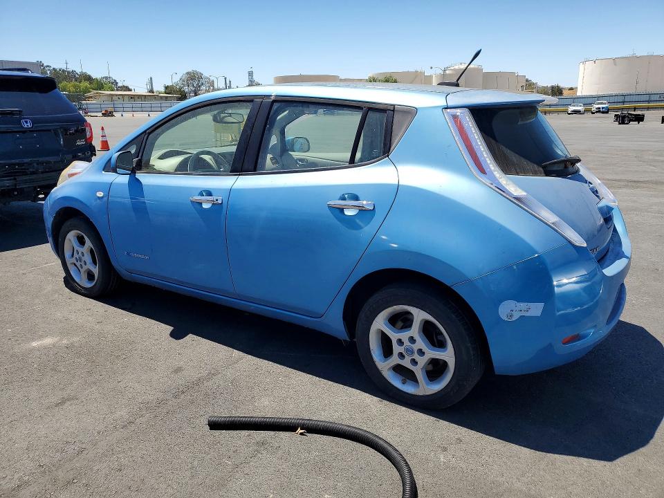 62871756 :رقم المزاد ، JN1AZ0CP2BT002016 vin ، 2011 Nissan Leaf مزاد بيع