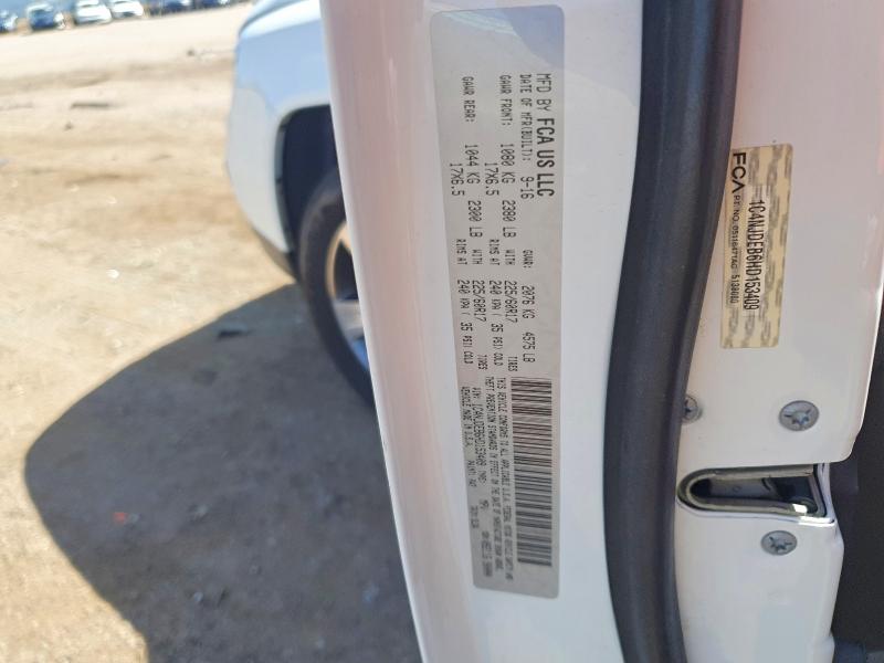 Продажа на аукционе авто 2017 Jeep Compass, vin: 1C4NJDEB6HD153409, номер лота: 65197716