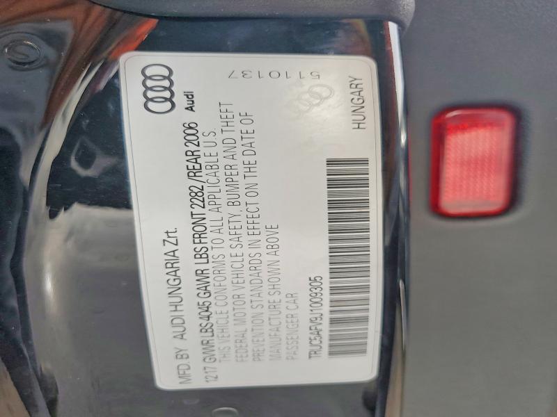 Продаж на аукціоні авто 2018 Audi Tt, vin: TRUC5AFV9J1009305, номер лоту: 66986966