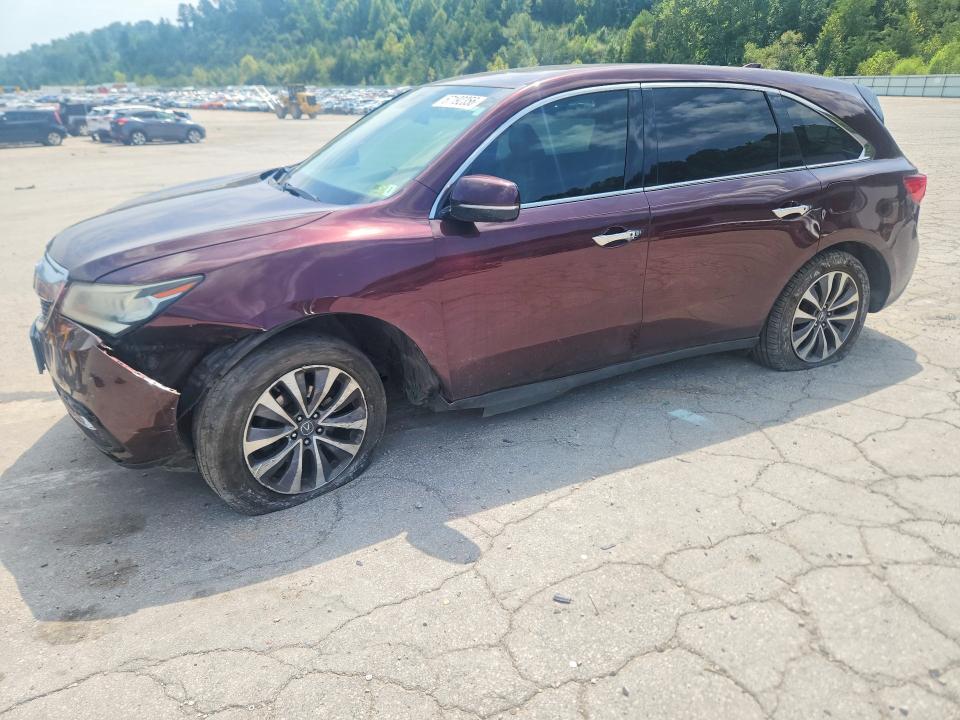 67192356 :رقم المزاد ، 5FRYD4H42GB062760 vin ، 2016 Acura Mdx مزاد بيع