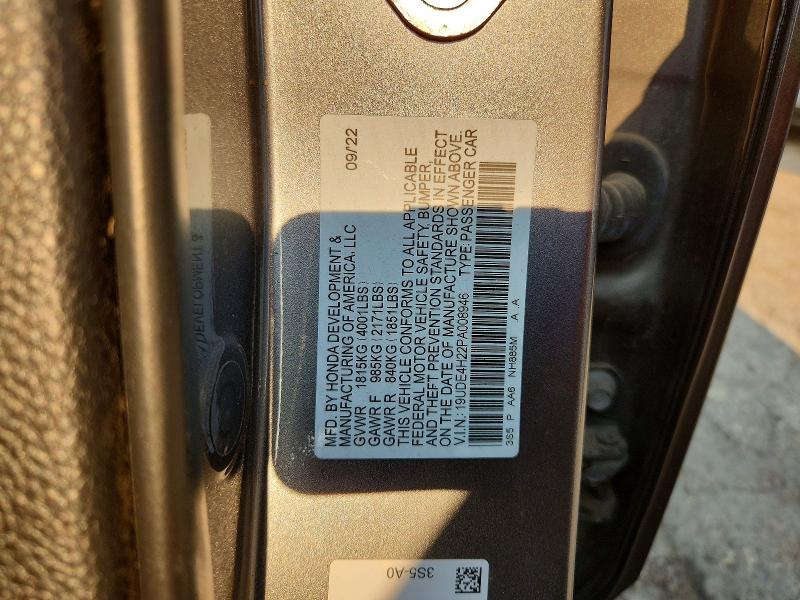 Aukcja sprzedaży 2023 Acura Integra, vin: 19UDE4H22PA008946, numer aukcji: 64042516