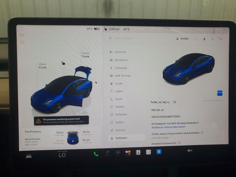 2022 Tesla Model 3 მანქანა იყიდება აუქციონზე, vin: 5YJ3E1EA3NF371538, აუქციონის ნომერი: 64410926