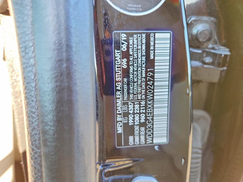 65487596 :رقم المزاد ، WDD3G4EBXKW024791 vin ، 2019 Mercedes-benz A مزاد بيع