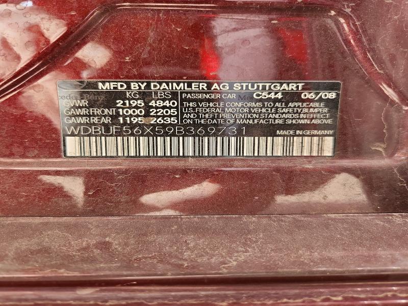 Aukcja sprzedaży 2009 Mercedes-benz E, vin: WDBUF56X59B369731, numer aukcji: 64976756