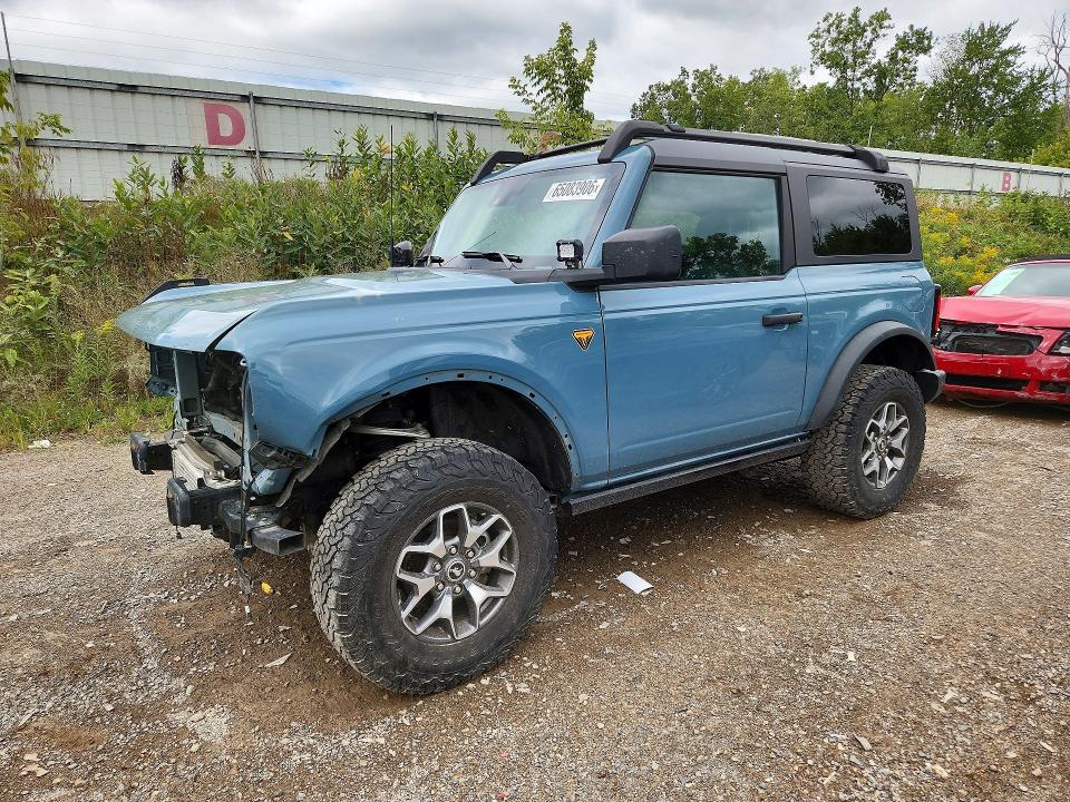 2022 Ford Bronco მანქანა იყიდება აუქციონზე, vin: 1FMDE5CH5NLB55436, აუქციონის ნომერი: 65083906