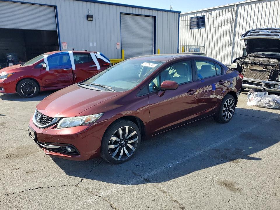 Auction sale of the 2015 Honda Civic, vin: 19XFB2F92FE256422, lot number: 64593346