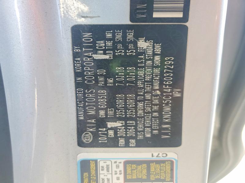 Продаж на аукціоні авто 2015 Kia Sedona, vin: KNDMC5C14F6037293, номер лоту: 65705246