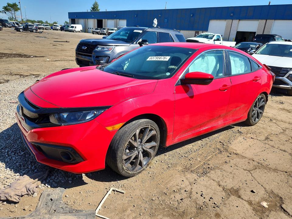 2021 Honda Civic მანქანა იყიდება აუქციონზე, vin: 2HGFC2F8XMH535768, აუქციონის ნომერი: 63795676