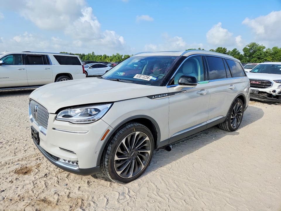 63873256 :رقم المزاد ، 5LM5J7XC7MGL13838 vin ، 2021 Lincoln Aviator مزاد بيع