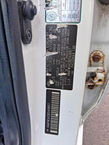 2011 Kia Forte5 მანქანა იყიდება აუქციონზე, vin: KNAFW5A33B5408817, აუქციონის ნომერი: 62819026