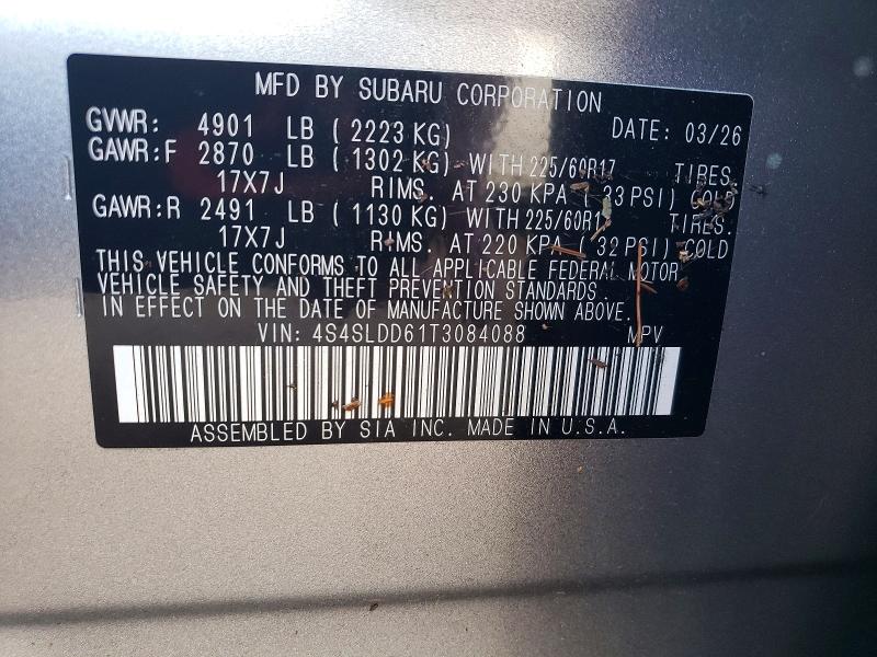 64223426 :رقم المزاد ، 4S4SLDD61T3084088 vin ، 2026 Subaru Forester مزاد بيع