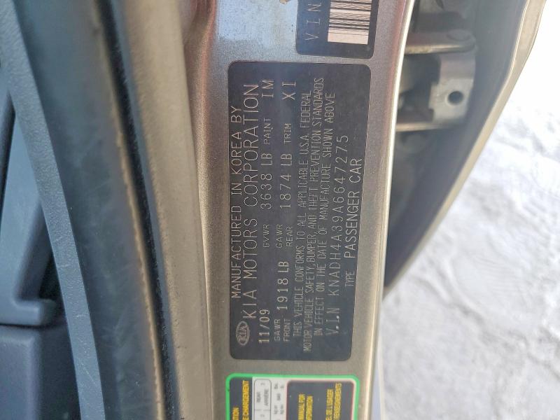 Продажа на аукционе авто 2010 Kia Rio, vin: KNADH4A39A6647275, номер лота: 65184686