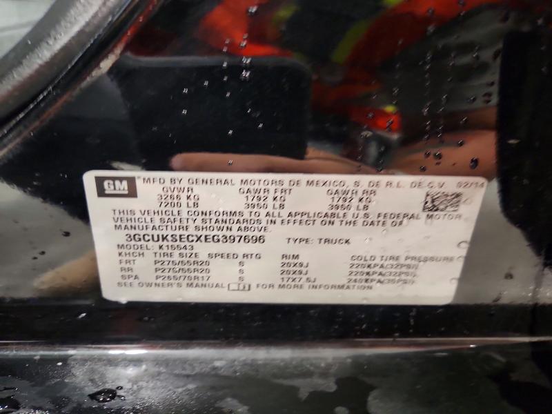 2014 Chevrolet Silverado მანქანა იყიდება აუქციონზე, vin: 3GCUKSECXEG397696, აუქციონის ნომერი: 63782466