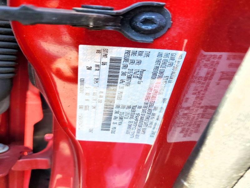 63940496 :رقم المزاد ، 1FAHP3M21CL101679 vin ، 2012 Ford Focus مزاد بيع